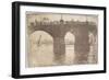 Under Vauxhall Bridge, 1893-Joseph Pennell-Framed Giclee Print