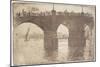 Under Vauxhall Bridge, 1893-Joseph Pennell-Mounted Giclee Print