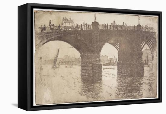 Under Vauxhall Bridge, 1893-Joseph Pennell-Framed Stretched Canvas