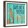 Under Water is Where I Belong II-Julie DeRice-Framed Art Print