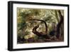 Under Wood, Trees with Twisting Branches Painting by Pierre H. De Valenciennes (1750-1850) 19Th Cen-Pierre Henri de Valenciennes-Framed Giclee Print