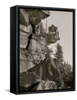 Undercliff, Lake Minnewaska, N.Y.-null-Framed Stretched Canvas