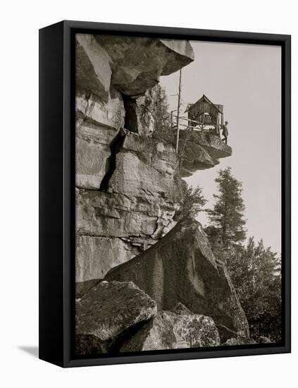 Undercliff, Lake Minnewaska, N.Y.-null-Framed Stretched Canvas