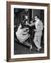 UNDERCURRENT, 1946 on the set, Katharine Hepburn and Vincente Minnelli-null-Framed Photo