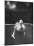 Underfed Duck Struggling in Detergent-null-Mounted Photographic Print