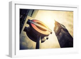 Underground and Big Ben-prochasson-Framed Photographic Print