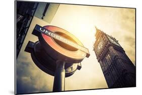 Underground and Big Ben-prochasson-Mounted Photographic Print