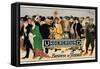 Underground Business-Vintage Apple Collection-Framed Stretched Canvas