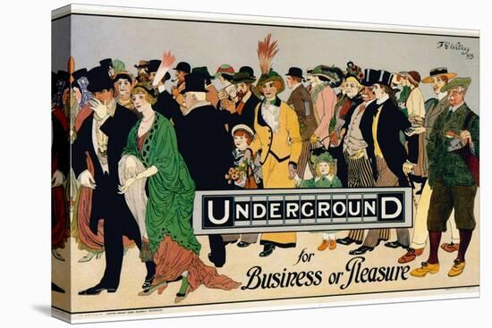 Underground Business-Vintage Apple Collection-Stretched Canvas