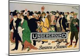 Underground Business-Vintage Apple Collection-Mounted Giclee Print