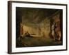 Underground Chamber of Pyramid of Giza, Engraving-Luigi Mayer-Framed Giclee Print