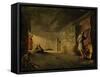 Underground Chamber of Pyramid of Giza, Engraving-Luigi Mayer-Framed Stretched Canvas