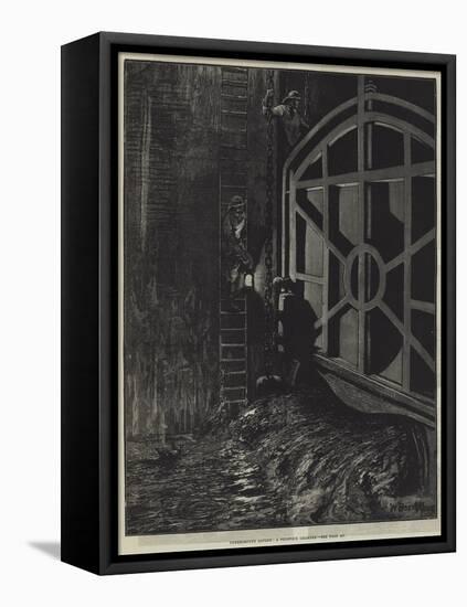 Underground London, a Penstock Chamber-William Bazett Murray-Framed Stretched Canvas