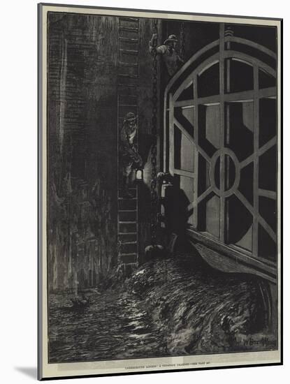 Underground London, a Penstock Chamber-William Bazett Murray-Mounted Giclee Print