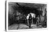 Underground Scene in a Coal Mine, 1860-null-Stretched Canvas