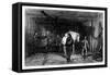 Underground Scene in a Coal Mine, 1860-null-Framed Stretched Canvas