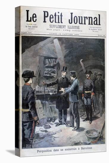 Underground Search for Anarchists, Barcelona, 1894-null-Stretched Canvas