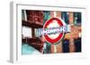 Underground Sign II - In the Style of Oil Painting-Philippe Hugonnard-Framed Giclee Print