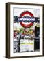 Underground Sign - In the Style of Oil Painting-Philippe Hugonnard-Framed Giclee Print