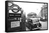 Underground Station Bank, London-null-Framed Stretched Canvas