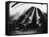 Underground Station, London, C.1930-null-Framed Stretched Canvas