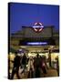 Underground Station, London, England-Neil Farrin-Stretched Canvas