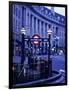 Underground Station Sign, London, United Kingdom, England-Christopher Groenhout-Framed Photographic Print