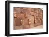 Underground Temple - Semisubterraneo - with Many Heads, Tiwanaku-jjspring-Framed Photographic Print