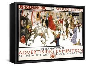Underground to Wood Lane-null-Framed Stretched Canvas