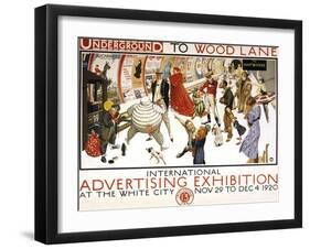 Underground to Wood Lane-null-Framed Giclee Print