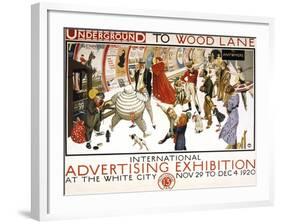 Underground to Wood Lane-null-Framed Giclee Print