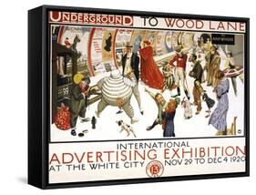 Underground to Wood Lane-null-Framed Stretched Canvas