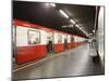 Underground Train, Milan, Lombardy, Italy, Europe-Vincenzo Lombardo-Mounted Photographic Print