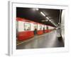 Underground Train, Milan, Lombardy, Italy, Europe-Vincenzo Lombardo-Framed Photographic Print