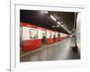 Underground Train, Milan, Lombardy, Italy, Europe-Vincenzo Lombardo-Framed Photographic Print