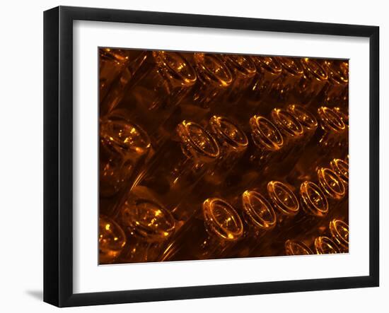 Underground Wine Cellar, Champagne Francois Seconde, Sillery Grand Cru-Per Karlsson-Framed Photographic Print