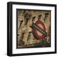 Underground-John Golden-Framed Giclee Print