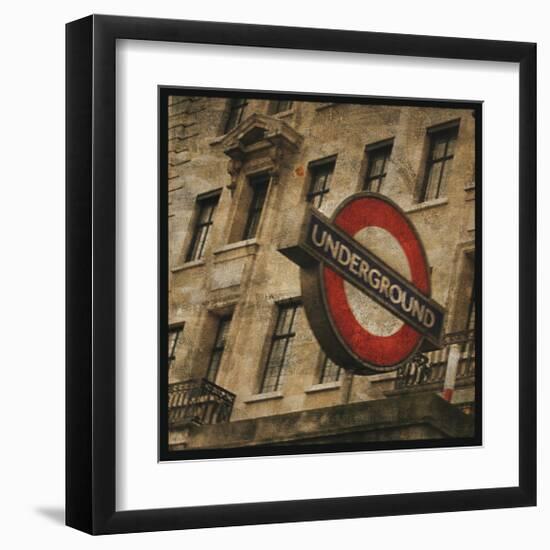 Underground-John Golden-Framed Giclee Print