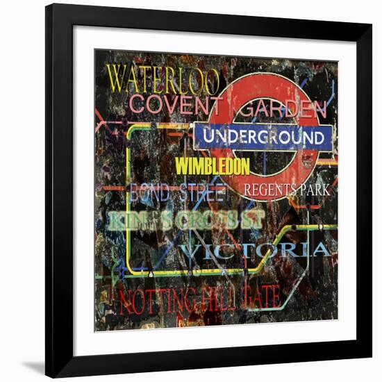 Underground-Karen Williams-Framed Giclee Print