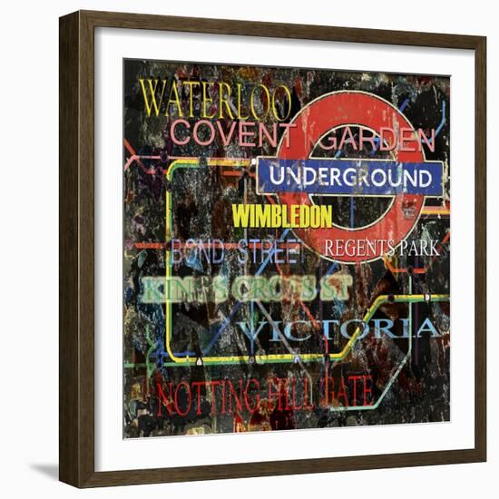 Underground-Karen Williams-Framed Giclee Print