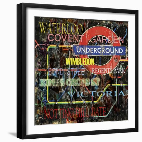 Underground-Karen Williams-Framed Giclee Print