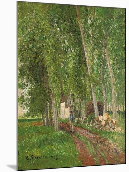 Undergrowth at Moret, 1902-Camille Pissarro-Mounted Giclee Print