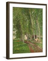 Undergrowth at Moret, 1902-Camille Pissarro-Framed Giclee Print