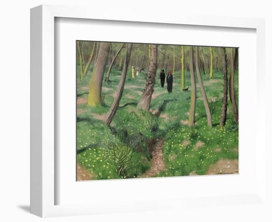 Undergrowth in Spring, 1923-Félix Vallotton-Framed Giclee Print