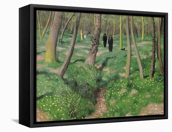 Undergrowth in Spring, 1923-Félix Vallotton-Framed Stretched Canvas