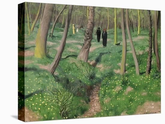 Undergrowth in Spring, 1923-Félix Vallotton-Stretched Canvas