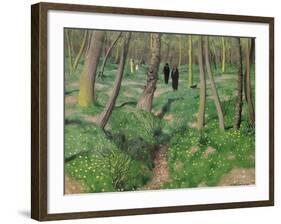 Undergrowth in Spring, 1923-Félix Vallotton-Framed Giclee Print