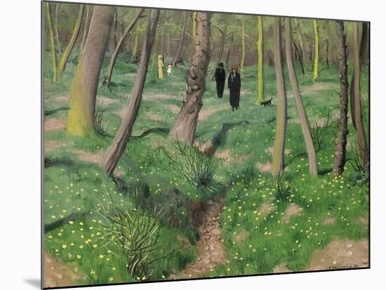 Undergrowth in Spring, 1923-Félix Vallotton-Mounted Giclee Print