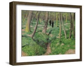 Undergrowth in Spring, 1923-Félix Vallotton-Framed Giclee Print