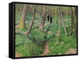 Undergrowth in Spring, 1923-Félix Vallotton-Framed Stretched Canvas